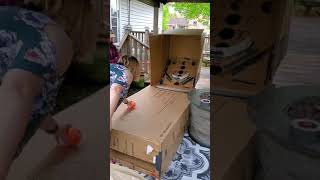 DIY Cardboard Skee Ball DIY Games [upl. by Norris]