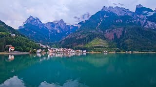 Walking At Lago Di Alleghe Italy [upl. by Xet]