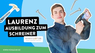 VonAzuBReporter Laurenz  Ausbildung zum Schreiner [upl. by Randolf]