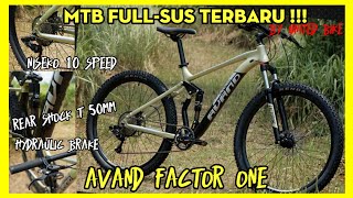 avand factor one mtb xc full suspensi  sepeda mtb terbaru 2021 [upl. by Olecram]