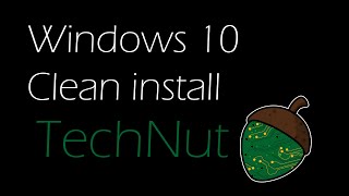 Windows 10 Clean installation [upl. by Grados]