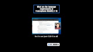 What are the language requirements of Francophone Mobility C 16 [upl. by Dorisa471]