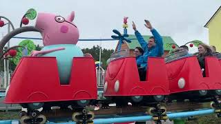 Peppa Pig TM Park Günzburg  Eröffnung Papa Wutz Achterbahn [upl. by Meekahs753]