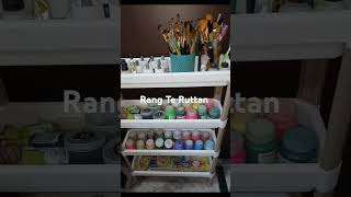 Rang Te Ruttan WA 7719769123art fabricpaint handpaintedfabricdesign diy onlinepunjabisuit [upl. by Anazus258]