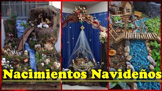 Ideas Para Decorar Nacimientos Navideños 🎄 [upl. by Burkhart981]