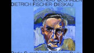 Dietrich FischerDieskau sings Othmar Schoeck  Lebendig begraben op 40 1927 [upl. by Doraj35]