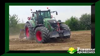 Livellamento Laser del terreno con Fendt 936 e Fontana 5 mt [upl. by Koetke263]