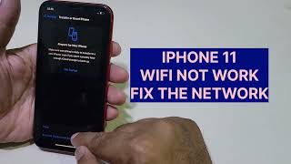 Iphone 11 Wifi Not Working How To Fix Network 2024 [upl. by Husain]