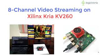 8 Channel Video Streaming4k on Xilinx KriaKV260 [upl. by Keefe]