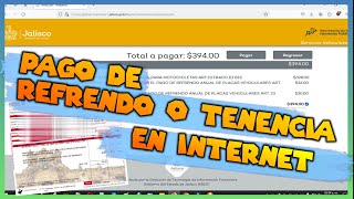 Refrendo en Jalisco Evita Filas Paga en Pijamas Guía Rápida Pagando Online en Minutos ⏰ Tenencia [upl. by Gnous]