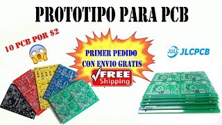 Como Mandar Hacer PCB para Prototipos  JLCPCB [upl. by Turrell219]