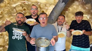 PASTA E PATATE  La Ricetta 👨‍🍳 Chef Franco cucina per CalcioNapoli24 a Dimaro [upl. by Clothilde]