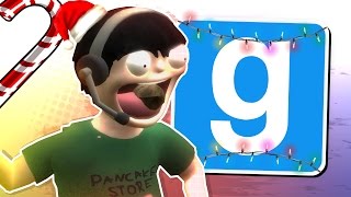 FOUR IDIOTS SAVE CHRISTMAS Garrys Mod Holiday Sandbox [upl. by Ahsihat957]