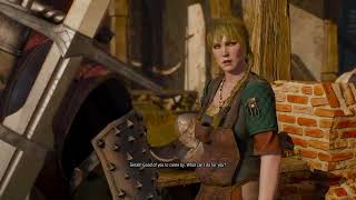 Witcher 3 Wild Hunt  CONTRACT THE MERRY WIDOW  Simping for TRISS  Death March Difficulty  31 [upl. by Drhcir]