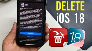 How To Remove iOS 18 From iPhoneiPad  How to Remove iOS 18 From iPhone Without Computer [upl. by Ailemak315]