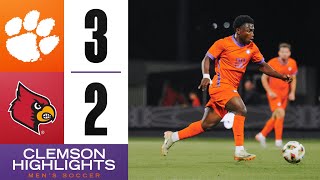 Clemson Mens Soccer  Clemson Scores Three Goals in Less Than Seven Minutes Against Louisville [upl. by Simah]