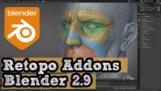 8 Blender Addons for Retopology [upl. by Asilad]