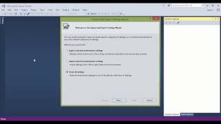 Visual Studio 2015 Change Environment Settings [upl. by Pinelli]