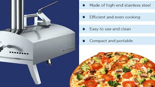 Westinghouse Wood Pellet Artisan Outdoor Pizza Oven  Stainless Steel Portable Pizza Ovens [upl. by Sivrup965]