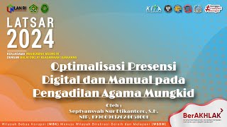 Optimalisasi Presensi Digital dan Manual pada Pengadilan Agama Mungkid [upl. by Zsuedat539]