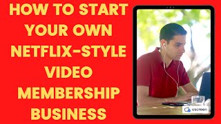 💎 Create your own Netflix style video subscription business ❤️ Uscreen review amp tutorial 🎉 [upl. by Eydnarb]