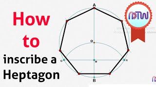 Inscribing Heptagon inside a circle [upl. by Nirtak]