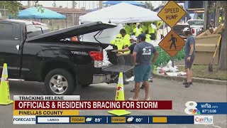 St Pete residents take innovative approach to combat floodwater [upl. by Phila369]