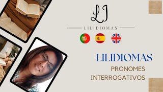 PRONOMES INTERROGATIVOS em português de Portugal [upl. by Ellerihs451]