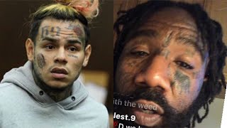 6ix9ine ain’t want no smoke with Trinitarios Gang [upl. by Aneerak]