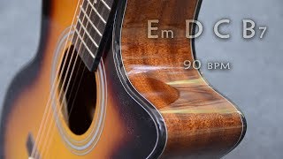 Acoustic Guitar Backing Track Ballad in E Minor Jam [upl. by Elleirbag549]