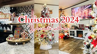 ✨Christmas 2024 Decorate With Me 🎄 Extreme Christmas Decorating part 1 christmas2024 [upl. by Rainger204]