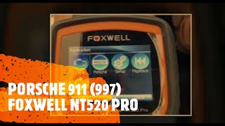 DIY PORSCHE 911 997 CARRERA SERVICE RESET FOXWELL NT520 PRO [upl. by Neysa]