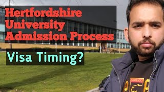 Admission Process Hertfordshire UniversityBest University [upl. by Hannavahs]