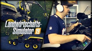 LS19 Forstwirtschaft mit dem Logitech Saitek Farming Lenkrad [upl. by Eendyc]