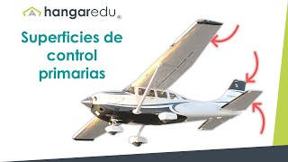 Superficies de Control de un Avión ¿Cuáles son los controles de vuelo primarios y cómo funcionan [upl. by Elitnahc]