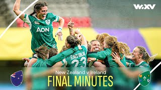 Thrilling end to INSTANT CLASSIC  Final Minutes  New Zealand v Ireland  WXV 1 2024 [upl. by Gnad]