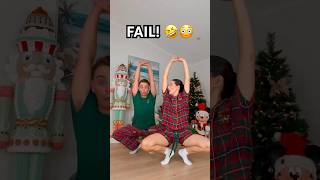 STILL CAN’T BELIEVE THIS HAPPENED 😳🤣  dance trend viral christmas funny fail shorts [upl. by Jodie628]