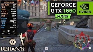 GTX 1660 SUPER on Deadlock  Low Medium Ultra 1080p FSR Early Access [upl. by Je362]