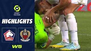 LOSC LILLE  OGC NICE 1  2  Highlights  LOSC  OGCN  20222023 [upl. by Gerita148]