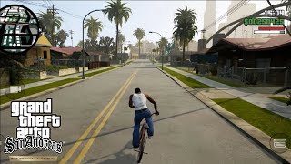 GTA San Andreas Definitive Edition Android TAPI DI HP KENTANG [upl. by Ailelc]