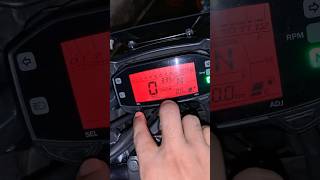 how to trip meter zero gixxer 155 shorts bike speedracer [upl. by Iveel391]