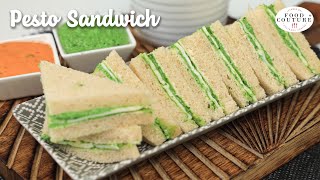 Pesto Sandwich  Evening Snack Sandwich Recipe  Chetna Patel Recipes [upl. by Htebarual521]