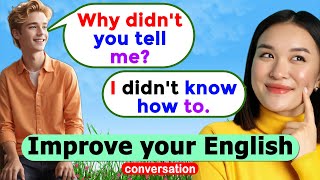 🥰How to speak English fluently Daily use English question answer practice learnenglish [upl. by Nonnaehr]