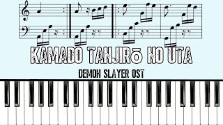 Kamado Tanjiro no Uta  Demon Slayer OST Piano Version [upl. by Maxantia]