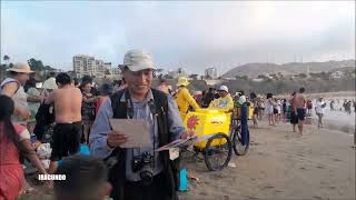 Desde la PLAYA AGUA DULCE en el distrito de CHORRILLOS  Lima  Perú [upl. by Ede]