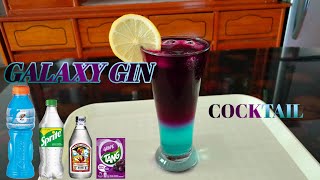 How To Make Galaxy Gin  Cocktail • Alcoholic Beverage [upl. by Notgnirrab89]