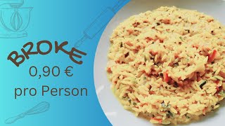 🍚✨ BrokeRezept KurkumaCurry Reistopf mit TrockenGemüse 🌿🥄  Einfach amp günstig 💰 [upl. by Trebbor]