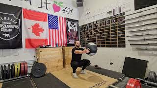 Drop Squat with Medicine Ball Counter Balance [upl. by Niad324]