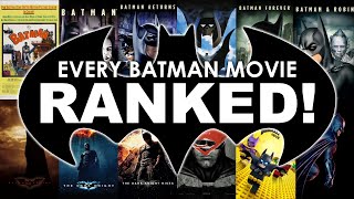 Every Batman Movie Ranked [upl. by Atikihc]