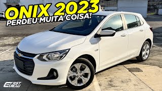 NOVO CHEVROLET ONIX LTZ 10 TURBO 2023 AUTOMÁTICO ESTÁ  CARO E PERDEU MUITOS ITENS [upl. by Roxane]